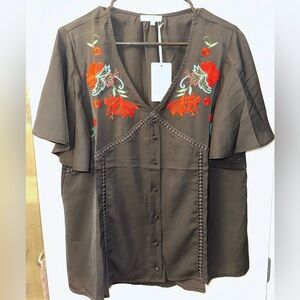 La Miel Embroidered Top